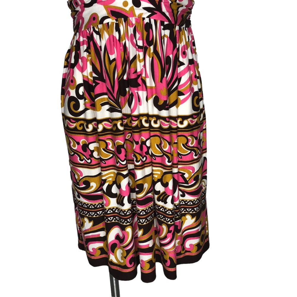 Milly Multicolored Retro Print Sundress - image 3